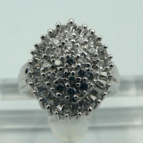 Sz 5.5 Simulated Diamond (Bgt) Ring NWOT - Picture 1 of 5